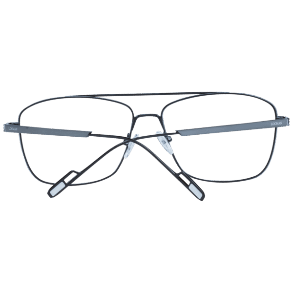 Frontansicht der Locman Brille LOCV014 60BLK – Rahmen Metall