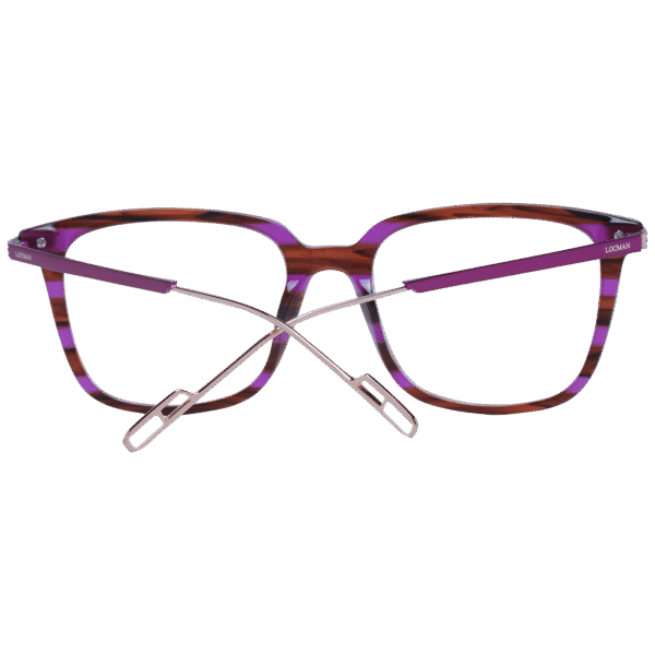 Frontansicht der Locman Brille LOCV020 55DPU – Rahmen Azetat & Metall