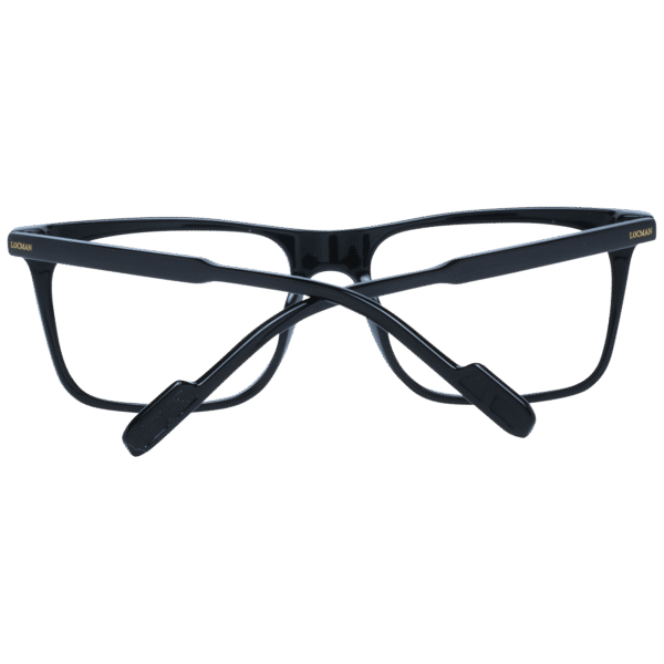 Frontansicht der Locman Brille LOCV032 53BLK – Rahmen Azetat