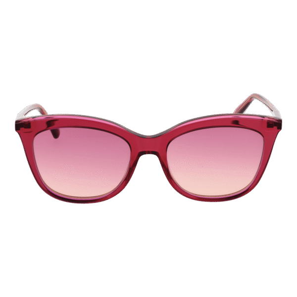 Longchamp Sonnenbrille LO738S 53681 – Frontansicht mit Azetat Rahmen und Pink Gläsern
