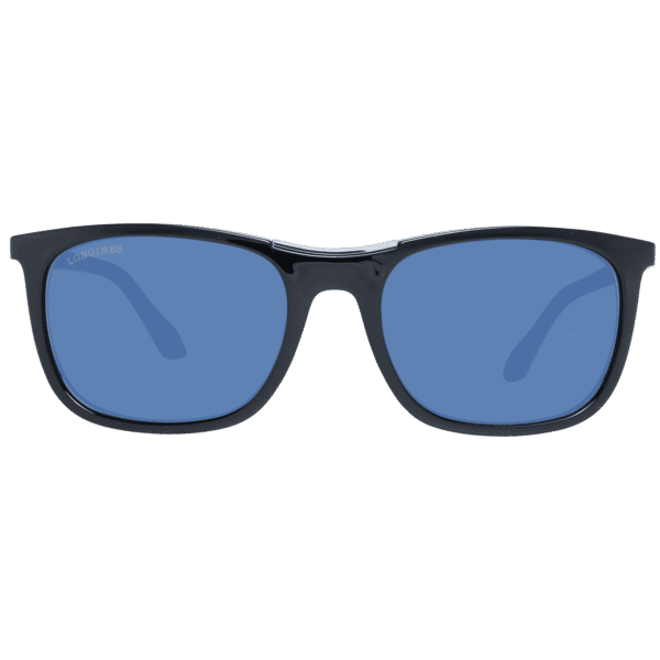 Longines Sonnenbrille LG0002-H 5805V – Frontansicht mit Kunststoff Rahmen und Blau Gläsern