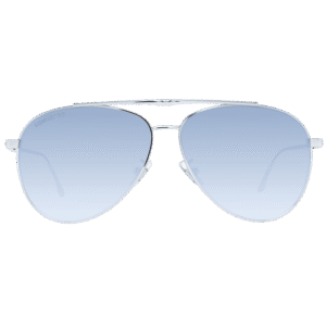 Longines Sonnenbrille LG0005-H 5916C – Frontansicht mit Metall Rahmen und Blau Gläsern