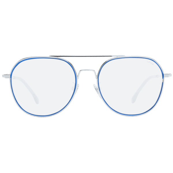 Lozza Sonnenbrille SL2330M 550F94 – Frontansicht mit Metall Rahmen und Blau Gläsern