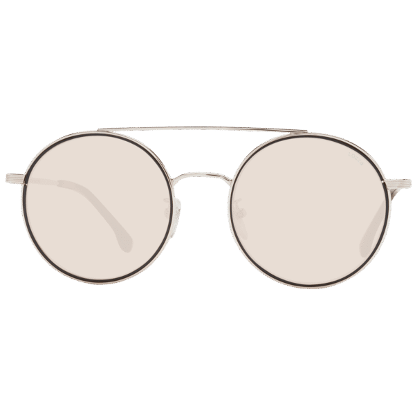 Lozza Sonnenbrille SL2335M 53301C – Frontansicht mit Metall Rahmen und Braun Gläsern