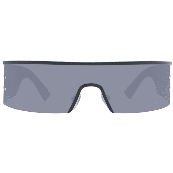 Lozza Sonnenbrille SL2372 990530 – Frontansicht mit Metall Rahmen und Grau Gläsern