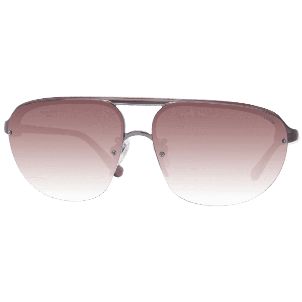 Lozza Sonnenbrille SL4260 650T88 – Frontansicht mit Azetat & Kunststoff Rahmen und Braun Gläsern