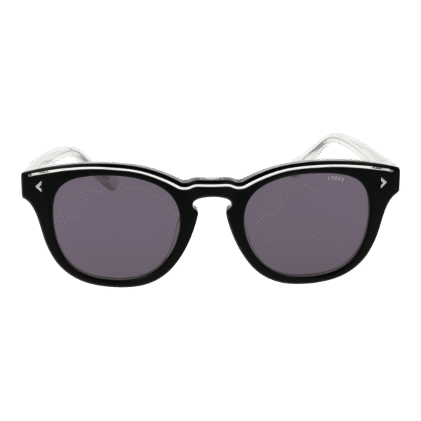 Lozza Sonnenbrille SL4303 4809W1 – Frontansicht mit Kunststoff Rahmen und Grau Gläsern