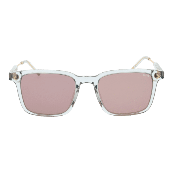 Lozza Sonnenbrille SL4314 5206A7 – Frontansicht mit Zellulose Azetat Rahmen und Rosa Gläsern