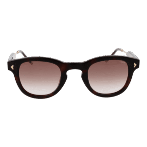 Lozza Sonnenbrille SL4315 470752 – Frontansicht mit Zellulose Azetat Rahmen und Braun Gläsern