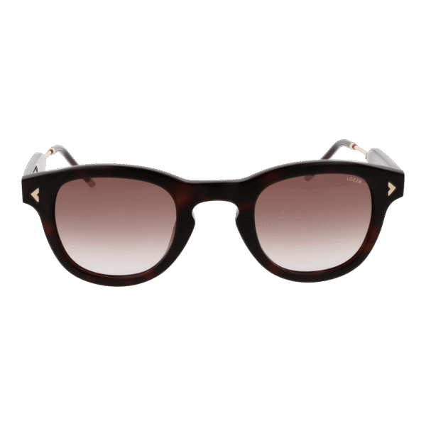 Lozza Sonnenbrille SL4315 470752 – Frontansicht mit Zellulose Azetat Rahmen und Braun Gläsern