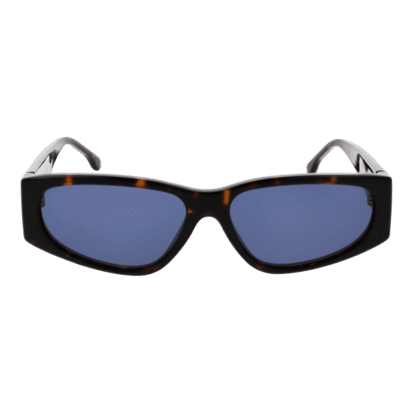 Lozza Sonnenbrille SL4316 570722 – Frontansicht mit Zellulose Azetat Rahmen und Blau Gläsern