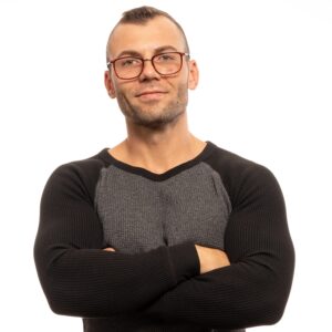 Rückansicht/Bügel der Lozza Brille VL2307 54568K