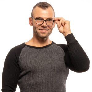 Rückansicht/Bügel der Lozza Brille VL4089 510700