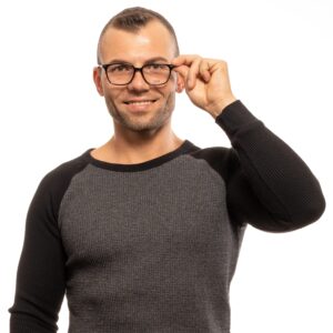 Rückansicht/Bügel der Lozza Brille VL4089 530700