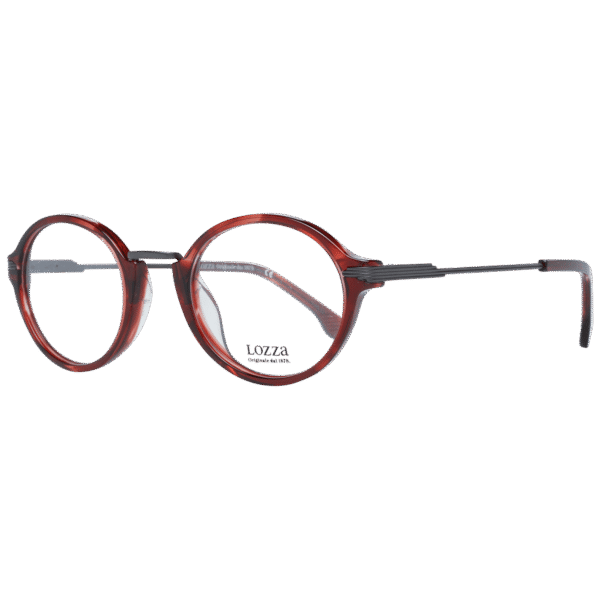 Lozza Brille VL4099 4801EW – 45° Seitenansicht Lozza )} Brille VL4099 4801EW in Burgunder