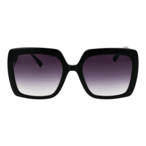 Maje Sonnenbrille MJ5038 55001 – Frontansicht mit Azetat Rahmen und Grau Gläsern