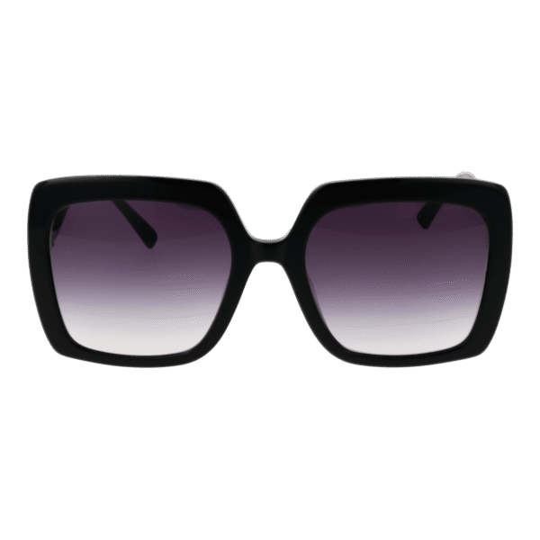 Maje Sonnenbrille MJ5038 55001 – Frontansicht mit Azetat Rahmen und Grau Gläsern