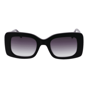 Maje Sonnenbrille MJ5039 51022 – Frontansicht mit Azetat Rahmen und Lila Gläsern