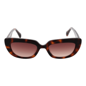 Maje Sonnenbrille MJ5041 50101 – Frontansicht mit Azetat Rahmen und Braun Gläsern