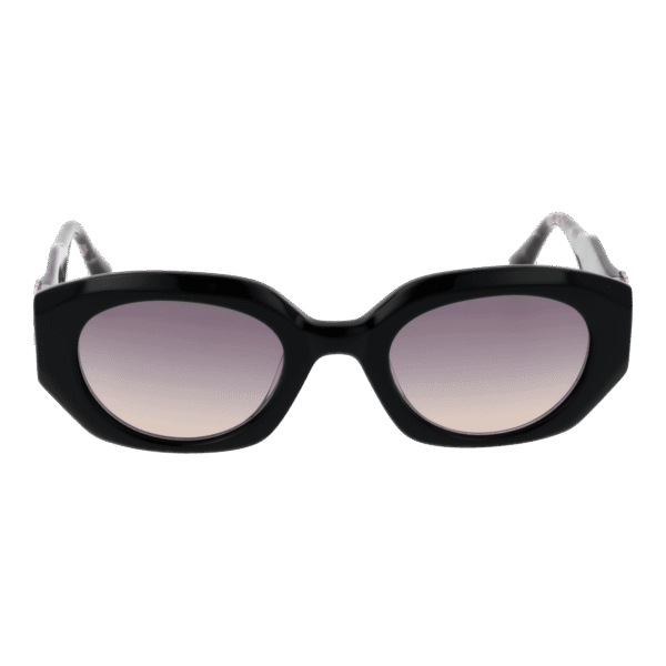 Maje Sonnenbrille MJ5042 50022 – Frontansicht mit Azetat Rahmen und Grau Gläsern