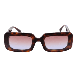 Maje Sonnenbrille MJ5043 60101 – Frontansicht mit Azetat Rahmen und Braun Gläsern