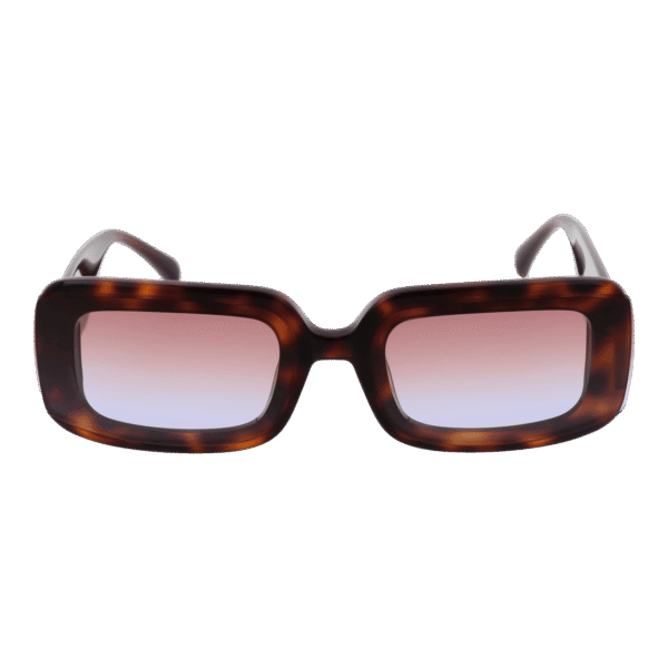 Maje Sonnenbrille MJ5043 60101 – Frontansicht mit Azetat Rahmen und Braun Gläsern