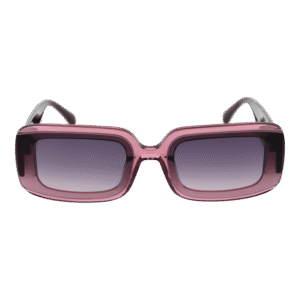 Maje Sonnenbrille MJ5043 60216 – Frontansicht mit Azetat Rahmen und Lila Gläsern