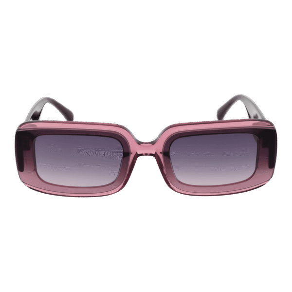 Maje Sonnenbrille MJ5043 60216 – Frontansicht mit Azetat Rahmen und Lila Gläsern