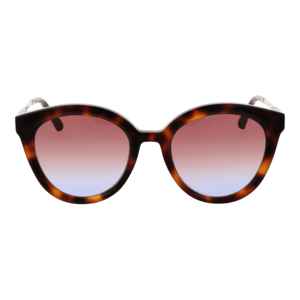 Maje Sonnenbrille MJ5044 52101 – Frontansicht mit Azetat Rahmen und Blau Gläsern