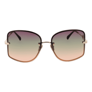 Maje Sonnenbrille MJ7032 60400 – Frontansicht mit Metall Rahmen und Mehrfarbig Gläsern