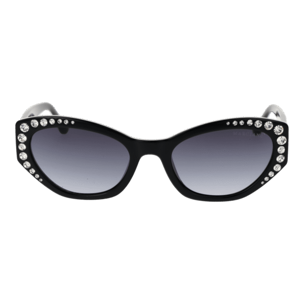 Marciano by Guess Sonnenbrille GM00001 5501B – Frontansicht mit Kunststoff Rahmen und Schwarz Gläsern