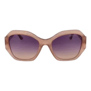 Marciano by Guess Sonnenbrille GM00007 5457Z – Frontansicht mit Azetat Rahmen und Lila Gläsern