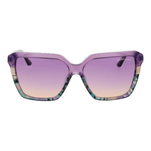 Marciano by Guess Sonnenbrille GM00009 5883Z – Frontansicht mit Azetat Rahmen und Lila Gläsern