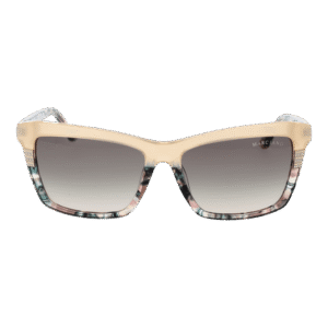 Marciano by Guess Sonnenbrille GM00010 5759P – Frontansicht mit Azetat Rahmen und Grün Gläsern