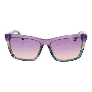 Marciano by Guess Sonnenbrille GM00010 5783Z – Frontansicht mit Azetat Rahmen und Lila Gläsern