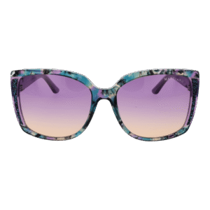 Marciano by Guess Sonnenbrille GM00013 5983Z – Frontansicht mit Azetat Rahmen und Violet Gläsern