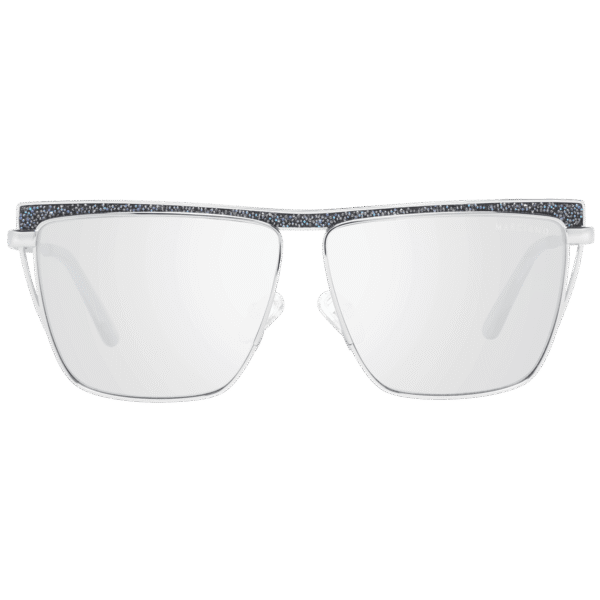 Marciano by Guess Sonnenbrille GM0797 5710Z – Frontansicht mit Metall Rahmen und Gelb Gläsern