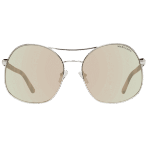 Marciano by Guess Sonnenbrille GM0807 6232B – Frontansicht mit Metall Rahmen und Grün Gläsern