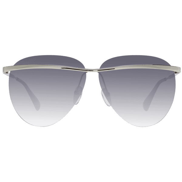 Max & Co Sonnenbrille MO0017 6032B – Frontansicht mit Metall Rahmen und Grau Gläsern