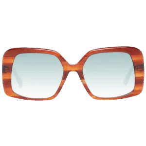 Max & Co Sonnenbrille MO0031 5545P – Frontansicht mit Kunststoff Rahmen und Grün Gläsern