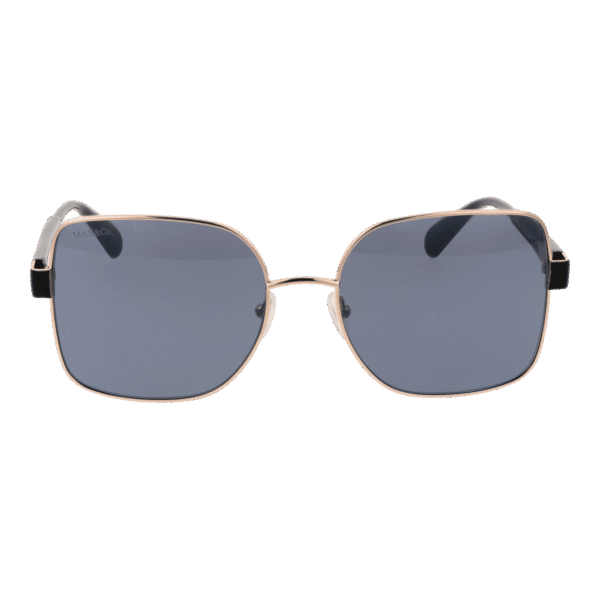 Max & Co Sonnenbrille MO0061 5701A – Frontansicht mit Metall Rahmen und Grau Gläsern