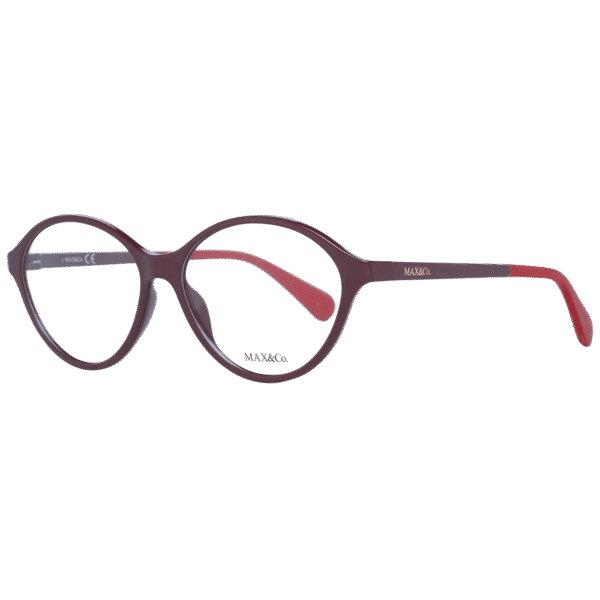 Max & Co )} Brille MO5055 54069 in Burgunder