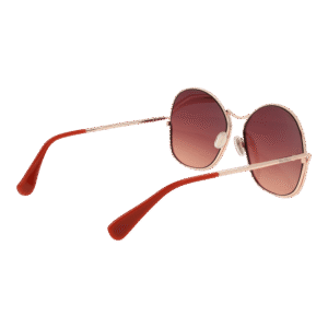 Rückansicht der Max Mara Sonnenbrille MM0005 6028F – Metall Rahmen