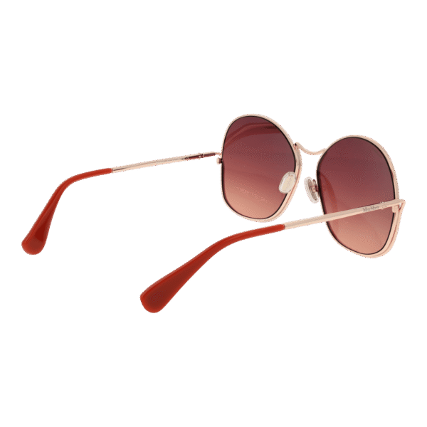 Rückansicht der Max Mara Sonnenbrille MM0005 6028F – Metall Rahmen