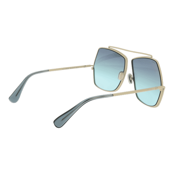 Rückansicht der Max Mara Sonnenbrille MM0006 6418W – Metall Rahmen