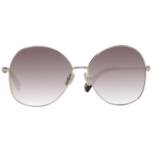 Max Mara Sonnenbrille MM0034 6032F – Frontansicht mit Metall Rahmen und Braun Gläsern