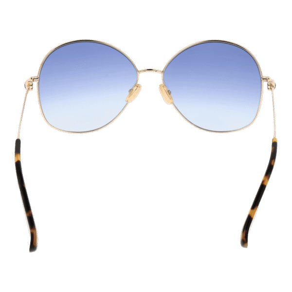 Rückansicht der Max Mara Sonnenbrille MM0034 6032W – Metall Rahmen