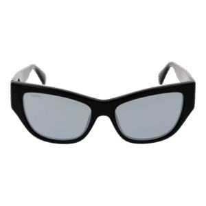 Max Mara Sonnenbrille MM0041 5601A – Frontansicht mit Kunststoff Rahmen und Grau Gläsern