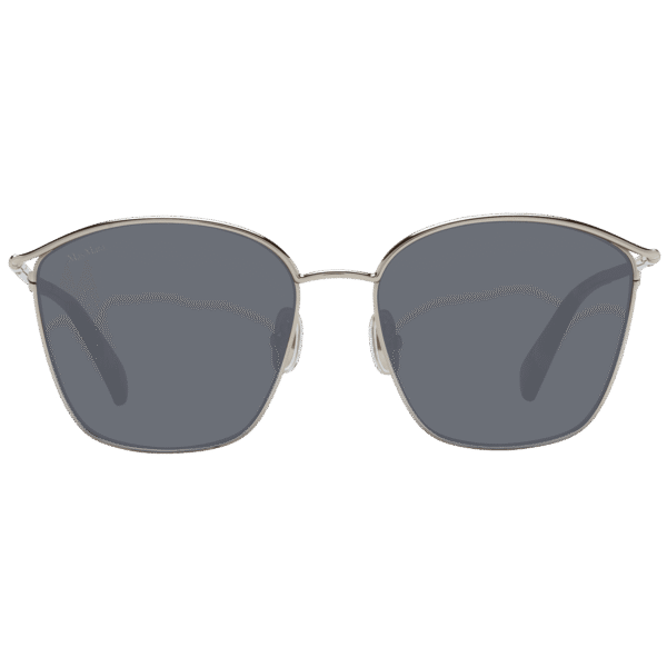 Max Mara Sonnenbrille MM0043 5553N – Frontansicht mit Metall Rahmen und Grün Gläsern