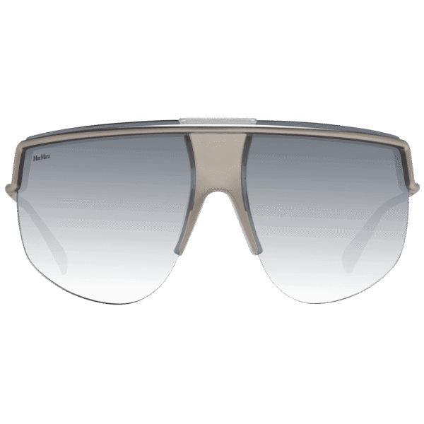 Max Mara Sonnenbrille MM0050 7032C – Frontansicht mit Metall Rahmen und Grau Gläsern